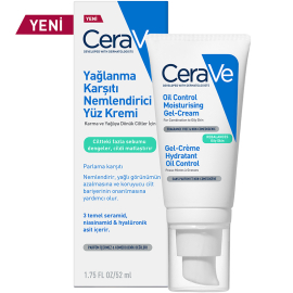 CeraVe Oil Control Moisturizing Gel Cream - Yağlanma Karşıtı Nemlendirici Krem 52ml - CeraVe