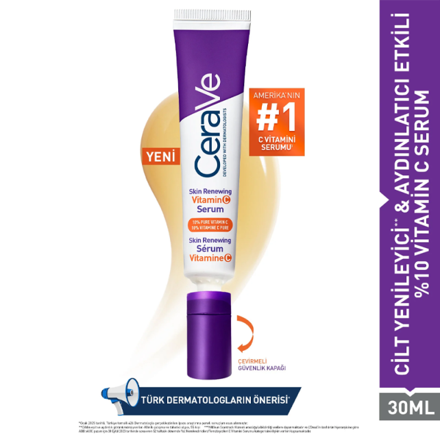 CeraVe Skin Renewing Vitamin C Serum 30ml - 9