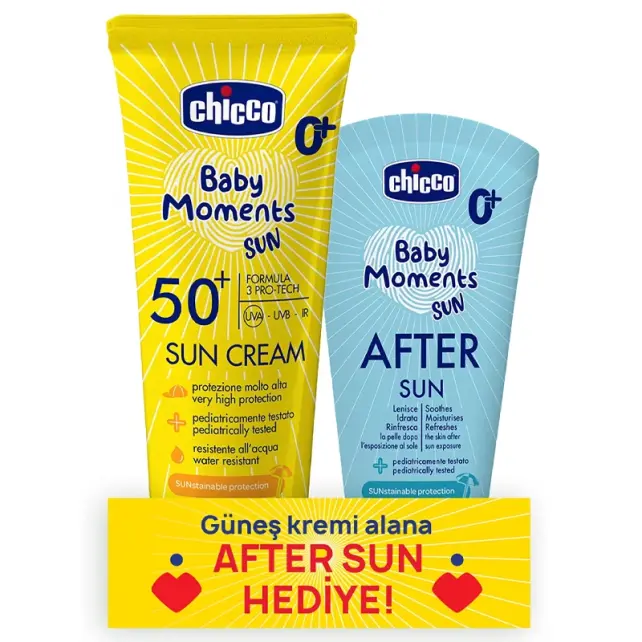 Chicco Baby Moments Sun Cream 75ml & After Sun 150ml - 1