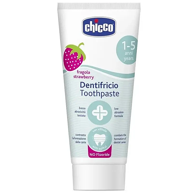 Chicco Bebek Diş Macunu Çilek 12 Ay+ - 1