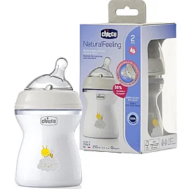Chicco Natural Feeling - Biberon 250ml 2 Ay+ - 2