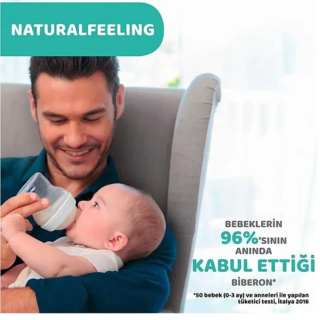 Chicco Natural Feeling - Biberon 250ml 2 Ay+ - 6