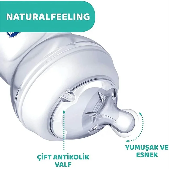 Chicco Natural Feeling - Biberon 250ml 2 Ay+ - 8