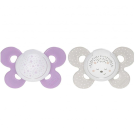 Chicco Physio Forma Comfort Silikon Emzik Kız 16-36 Ay 2'li - Chicco