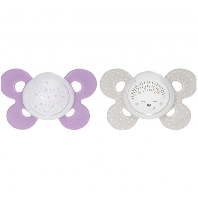 Chicco Physio Forma Comfort Silikon Emzik Kız 16-36 Ay 2'li - 1
