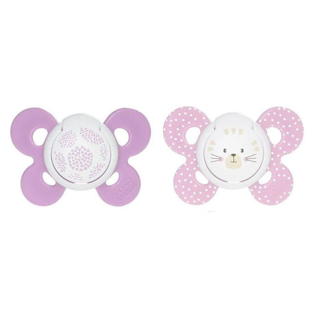 Chicco Physio Forma Comfort Silikon Emzik Kız 6-16 Ay 2'li - 1