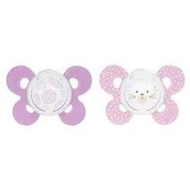 Chicco Physio Forma Comfort Silikon Emzik Kız 6-16 Ay 2'li - Chicco