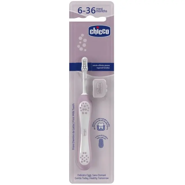Chicco Primi Dentini Da Latte - Diş Fırçası 6-36 Ay Lila - 1