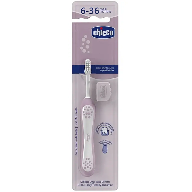 Chicco Primi Dentini Da Latte - Diş Fırçası 6-36 Ay Lila - 1