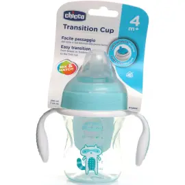 Chicco Yumuşak Uçlu Geçiş Bardağı 4 Ay+ Erkek - Chicco