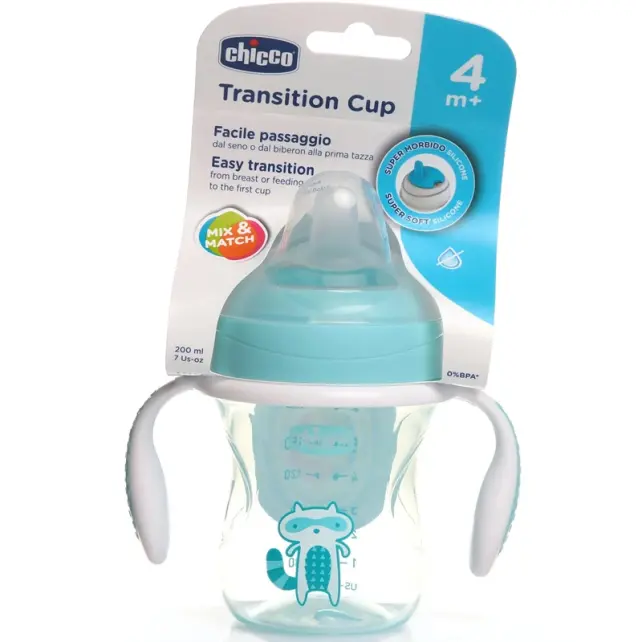 Chicco Yumuşak Uçlu Geçiş Bardağı 4 Ay+ Erkek - 1