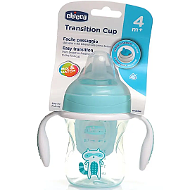 Chicco Yumuşak Uçlu Geçiş Bardağı 4 Ay+ Erkek - Chicco
