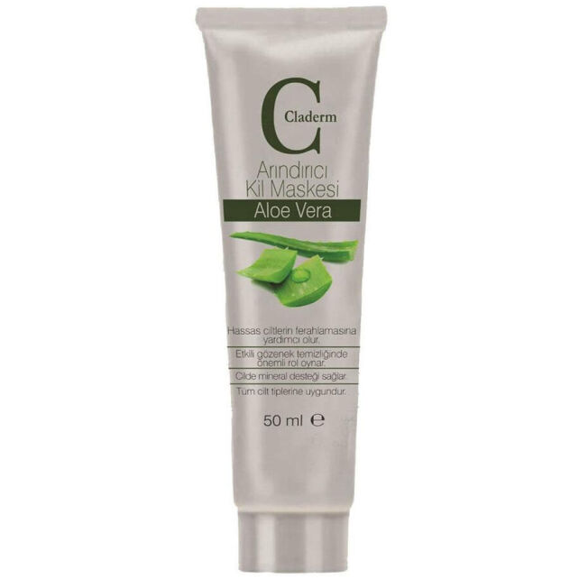 Claderm Clay Mask Aloe Vera - Arındırıcı Kil Maskesi 50ml - 1
