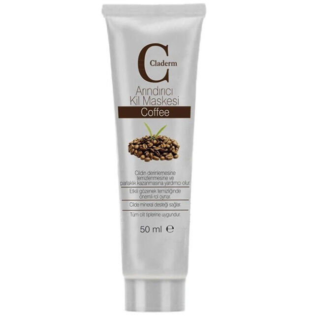 Claderm Clay Mask Coffe - Arındırıcı Kahve Kil Maskesi 50ml - 1