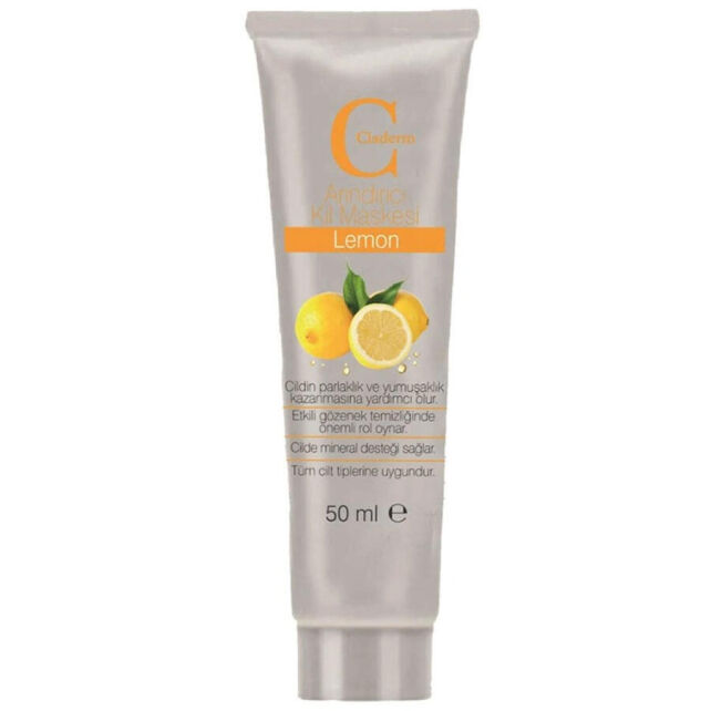 Claderm Clay Mask Lemon - Arındırıcı Limon Kil Maskesi 50ml - 1
