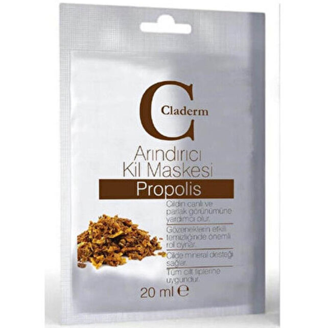 Claderm Clay Mask Propolis - Arındırıcı Propolis Kil Maskesi 20ml - 1