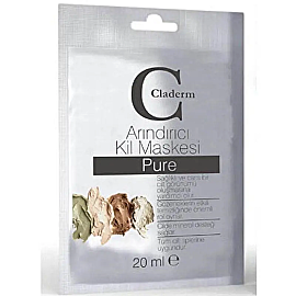 Claderm Clay Mask Pure - Arındırıcı Saf Kil Maskesi 20ml - Claderm