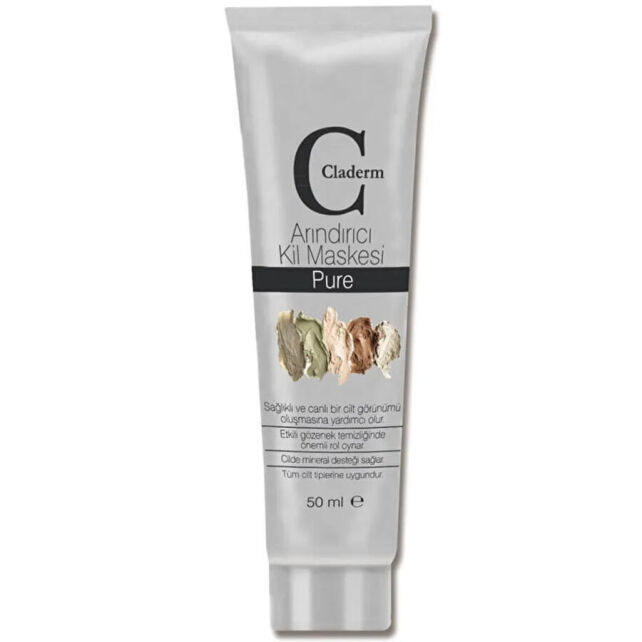 Claderm Clay Mask Pure - Arındırıcı Saf Kil Maskesi 50ml - 1