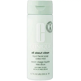Clinique All About Clean Liquid Facial Soap Extra Mild - Yüz Temizleme Jeli 200ml - Clinique