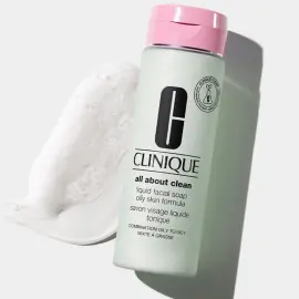 Clinique All About Clean Liquid Facial Soap Oily Skin - Yüz Temizleme Jeli 200ml - 3