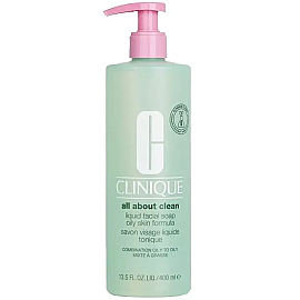 Clinique All About Clean Liquid Facial Soap Oily Skin - Yüz Temizleme Jeli 400ml - Clinique