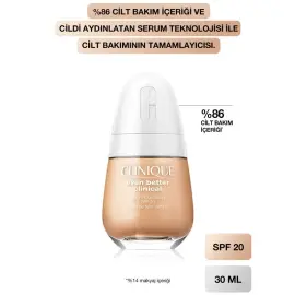 Clinique Even Better Clinical Serum Fondöten SPF 20 No: WN30 Biscuit 30ml - 3