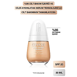 Clinique Even Better Clinical Serum Fondöten SPF 20 No: CN18 Cream Whip 30ml - 3