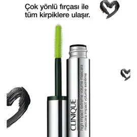 Clinique High Impact Extreme Volumee Maskara No: 01 Extra Black - 4