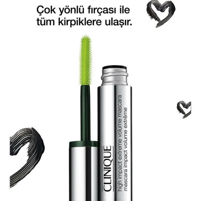 Clinique High Impact Extreme Volumee Maskara No: 01 Extra Black - 4