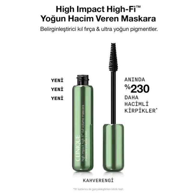 Clinique High Impact High Volume Maskara No: 02 Black/Brown - 2