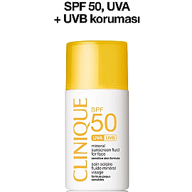 Clinique Mineral Sunscreen Fluid SPF 50 - Mineral Güneş Koruyucu 30ml - 2