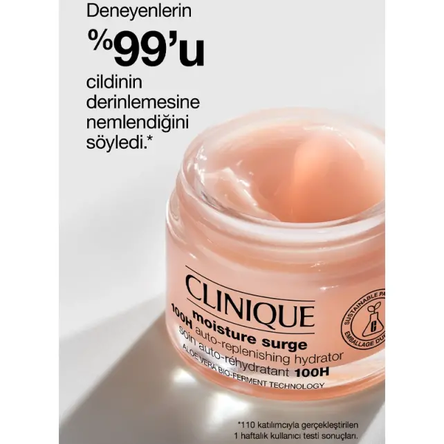 Clinique Moisture Surge 100H Replenishing Hydrator - Nemlendirici Bakım Kremi 30ml - 5