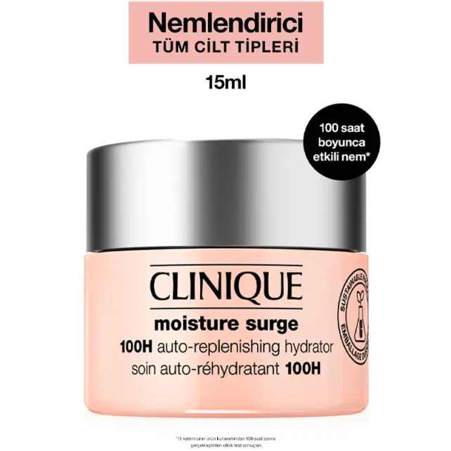 Clinique Moisture Surge 100H Replenishing Hydrator - Nemlendirici Bakım Kremi 30ml - 6