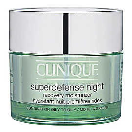 Clinique Superdefense Night Recovery Moisturizer Oily - Gece Kremi 50ml - Clinique