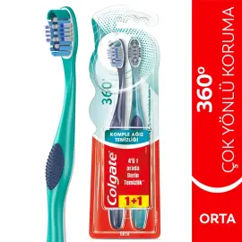 Colgate 360 Diş Fırçası - Yumuşak 1+1 - 2
