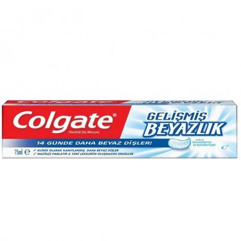 Colgate Gelişmiş Beyazlık Diş Macunu 75ml Colgate Gelişmiş Beyazlık Diş Macunu 75ml