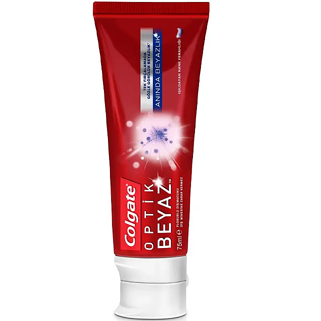 Colgate Optik Beyaz Anında Beyazlık - Diş Macunu 50ml - 1