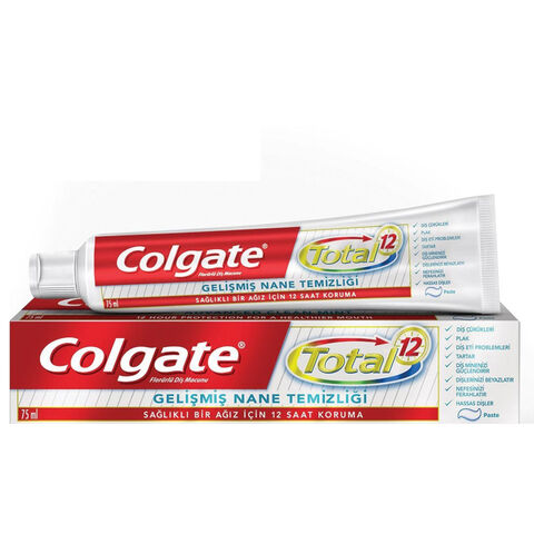Colgate Total Gelişmiş Nane Temizliği Diş Macunu 75ml Colgate Total Gelişmiş Nane Temizliği Diş Macunu 75ml