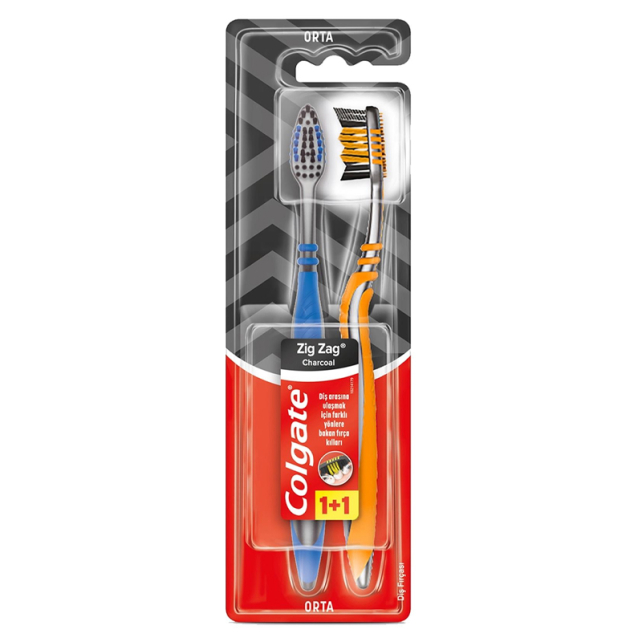 Colgate Zig Zag Diş Fırçası Medium 1+1 - 1