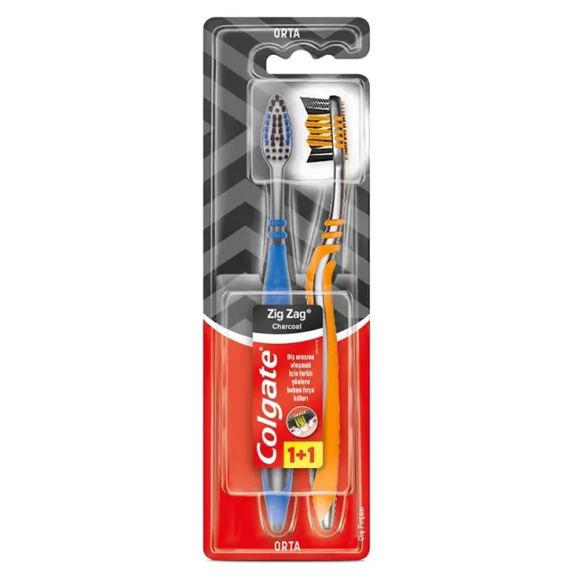Colgate Zig Zag Diş Fırçası Medium 1+1 - 1