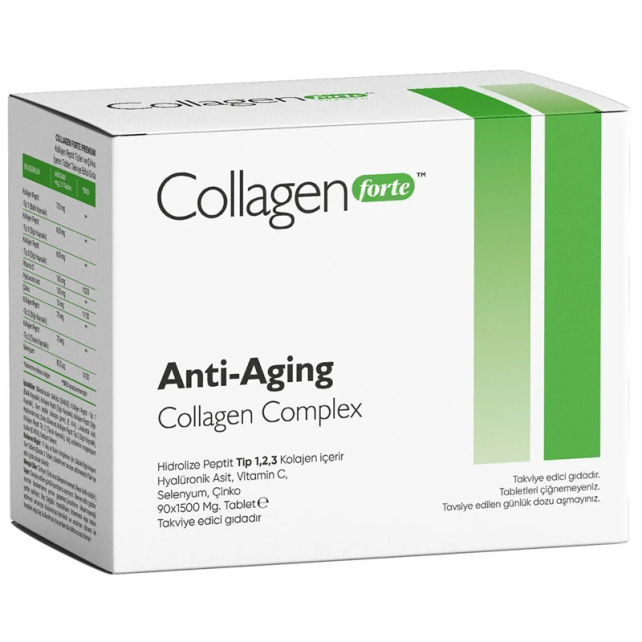 Collagen Forte Anti Aging - Takviye Edici Gıda 90 Tablet - 1