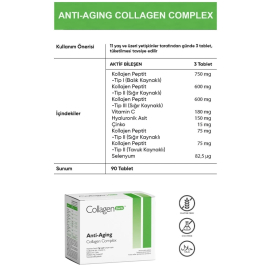 Collagen Forte Anti Aging - Takviye Edici Gıda 90 Tablet - 2