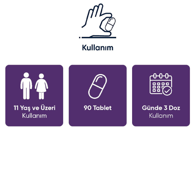 Collagen Forte Biotin 5000mg - Takviye Edici Gıda 90 Tablet - 4