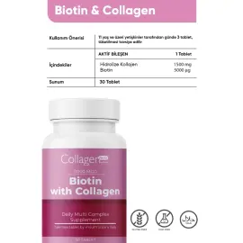 Collagen Forte Biotin With Collagen - Takviye Edici Gıda 30 Tablet - 3
