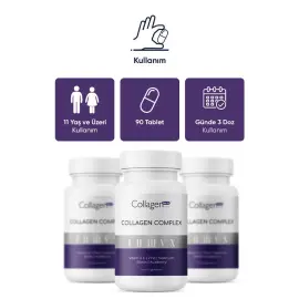 Collagen Forte Collagen Complex - Takviye Edici Gıda 90 Tablet - 4