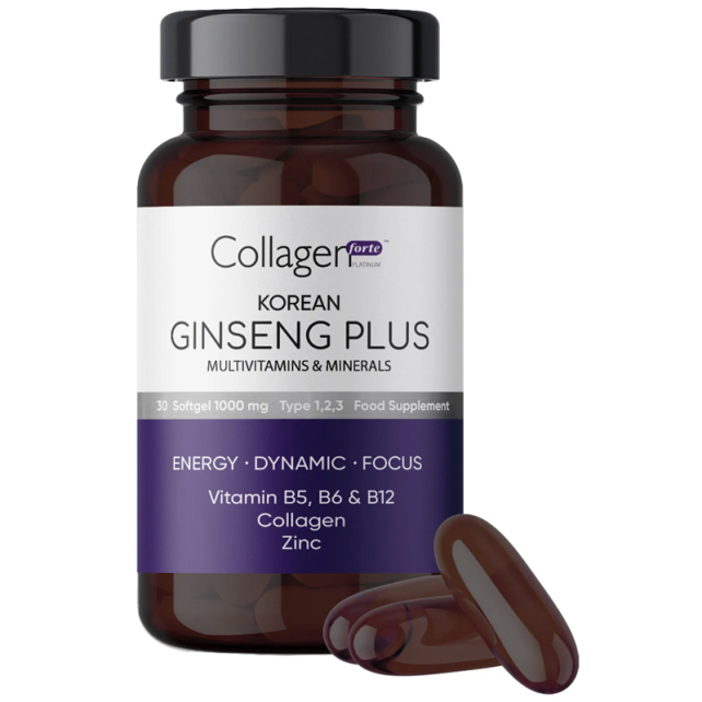 Collagen Forte Ginseng Plus Multivitamin Mineral - Takviye Edici Gıda 30 Softgel - 2
