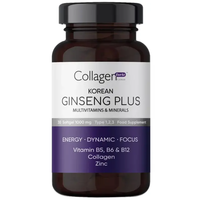 Collagen Forte Ginseng Plus Multivitamin Mineral - Takviye Edici Gıda 30 Softgel - 1