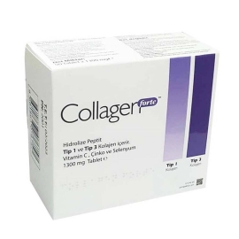 Collagen Forte Hidrolize Peptit Takviye Edici Gıda 90 Tablet