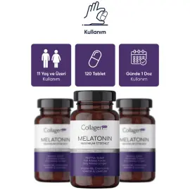 Collagen Forte Melatonin 500mg - Takviye Edici Gıda 60 Tablet - 4