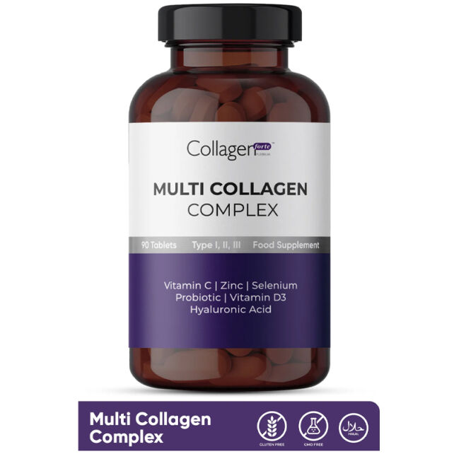 Collagen Forte Multi Collagen Complex - Takviye Edici Gıda 90 Tablet - 2